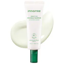 Invisible Barrier Korean Sunscreen Serum SPF 47 with Jeju Green Tea + Hyaluronic Acid - Image 1