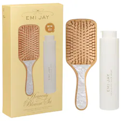 Heavenly Hair Milk Leave-In Conditioner + Bamboo Paddle Brush Gift Set - Image 1
