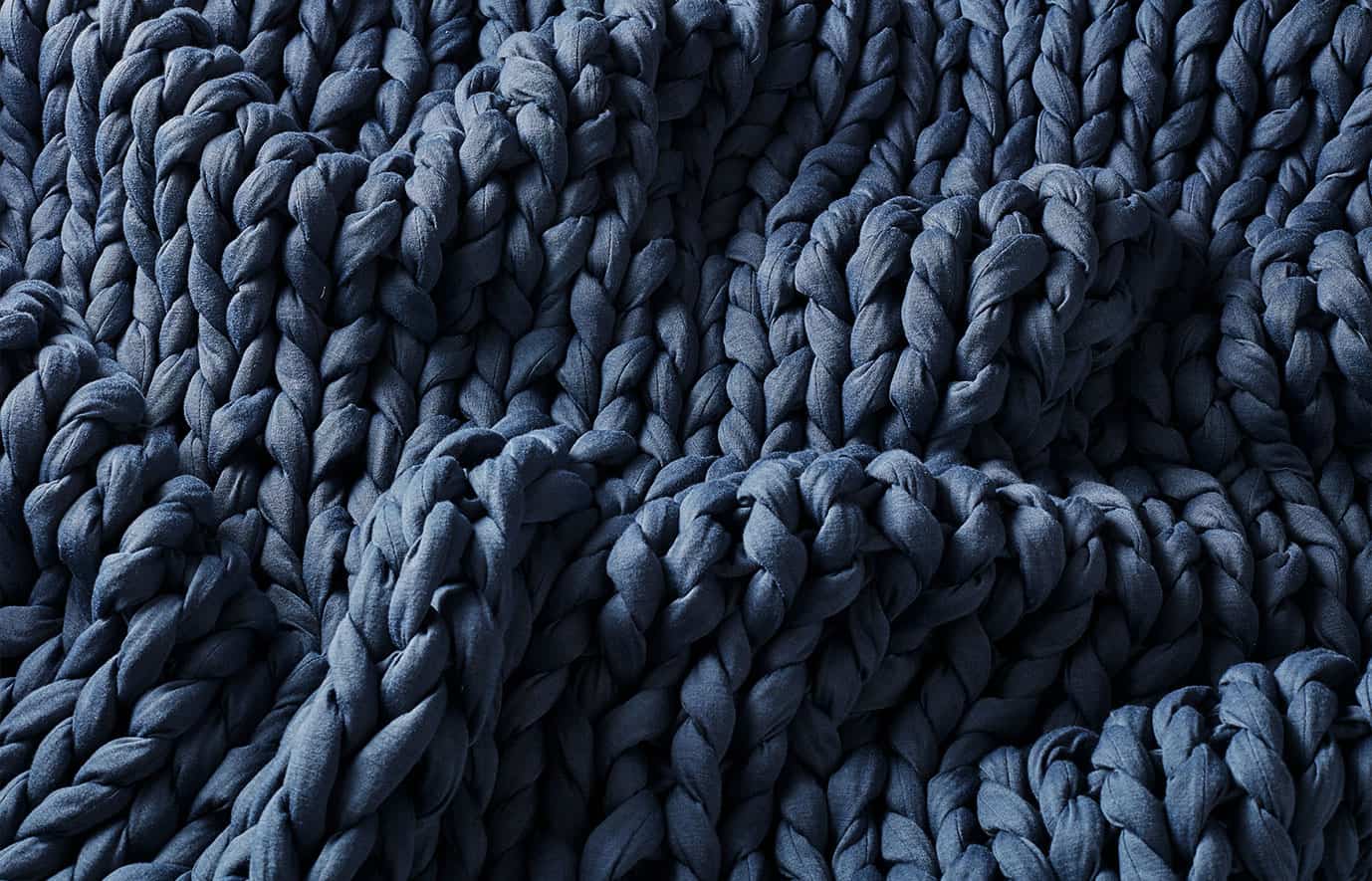 Hand Knitted Weighted Blanket