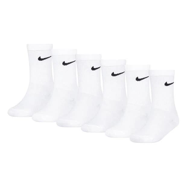 Nike 6 Pack of Crew Socks Childrens - Image 1