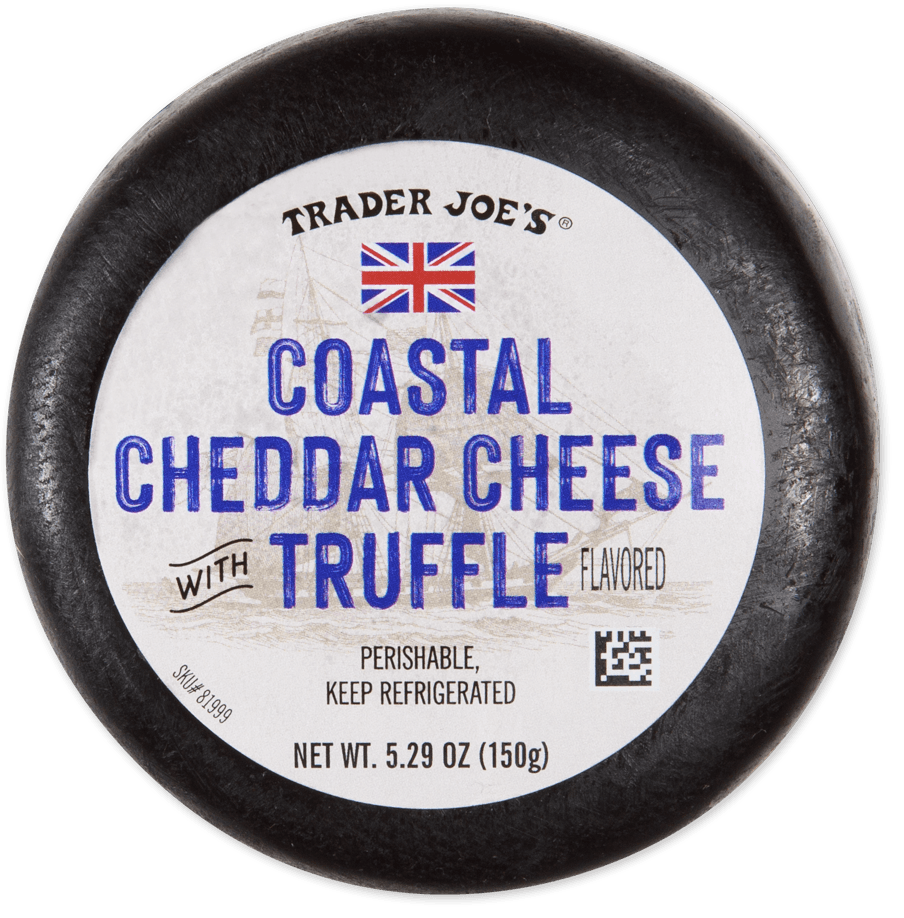TJ’s Coastal Cheddar Cheese with Truffle - charcuterie board - Image 1