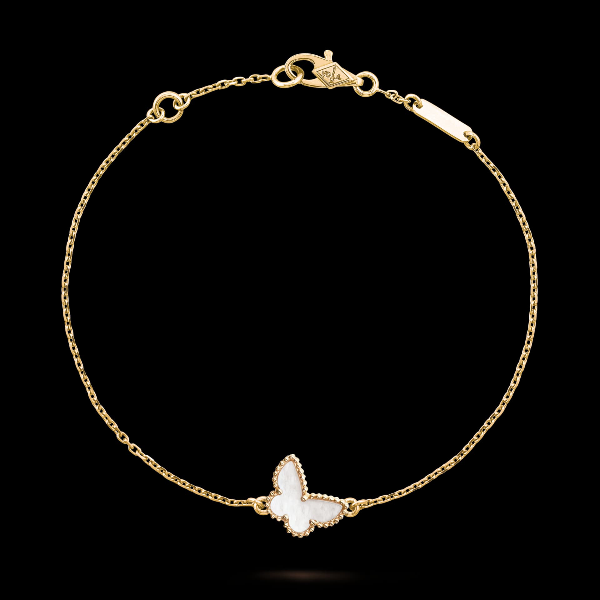 Pulseira Sweet Butterflies Ouro amarelo 18 quilates, Madrepérola - Van Cleef & Arpels - Image 1