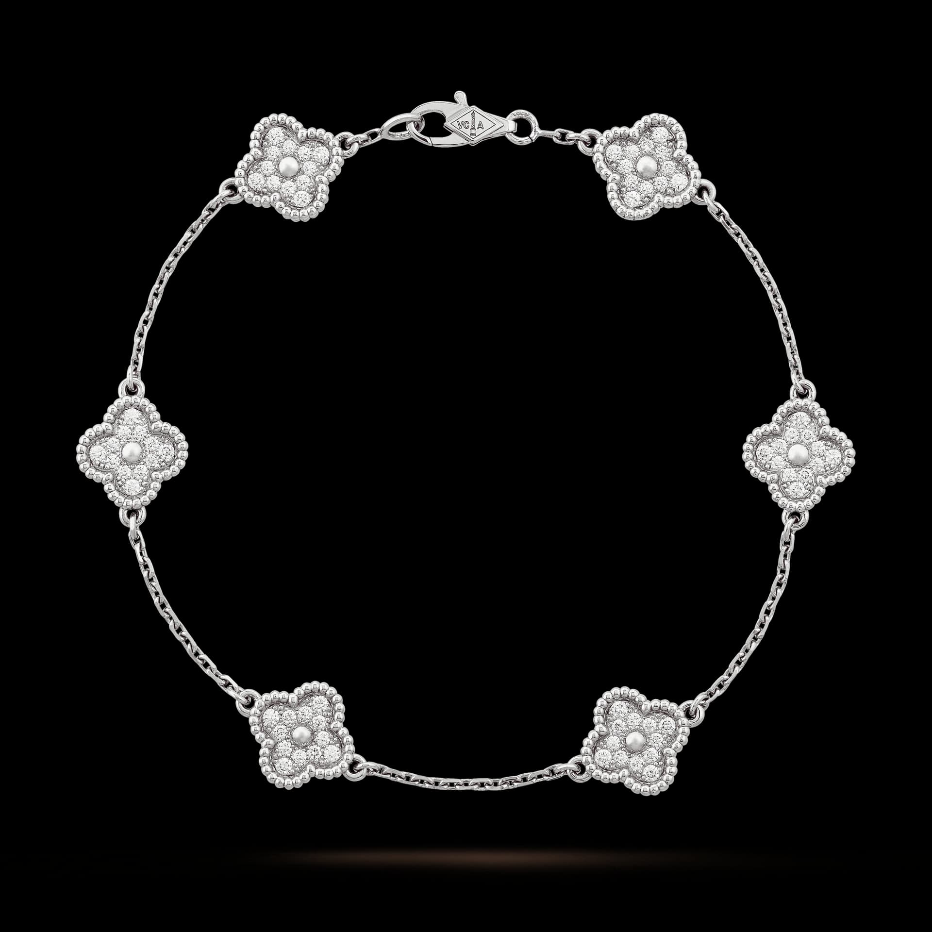 Frivole pendant, mini model 18K yellow gold, Diamond - Van Cleef & Arpels - Image 1