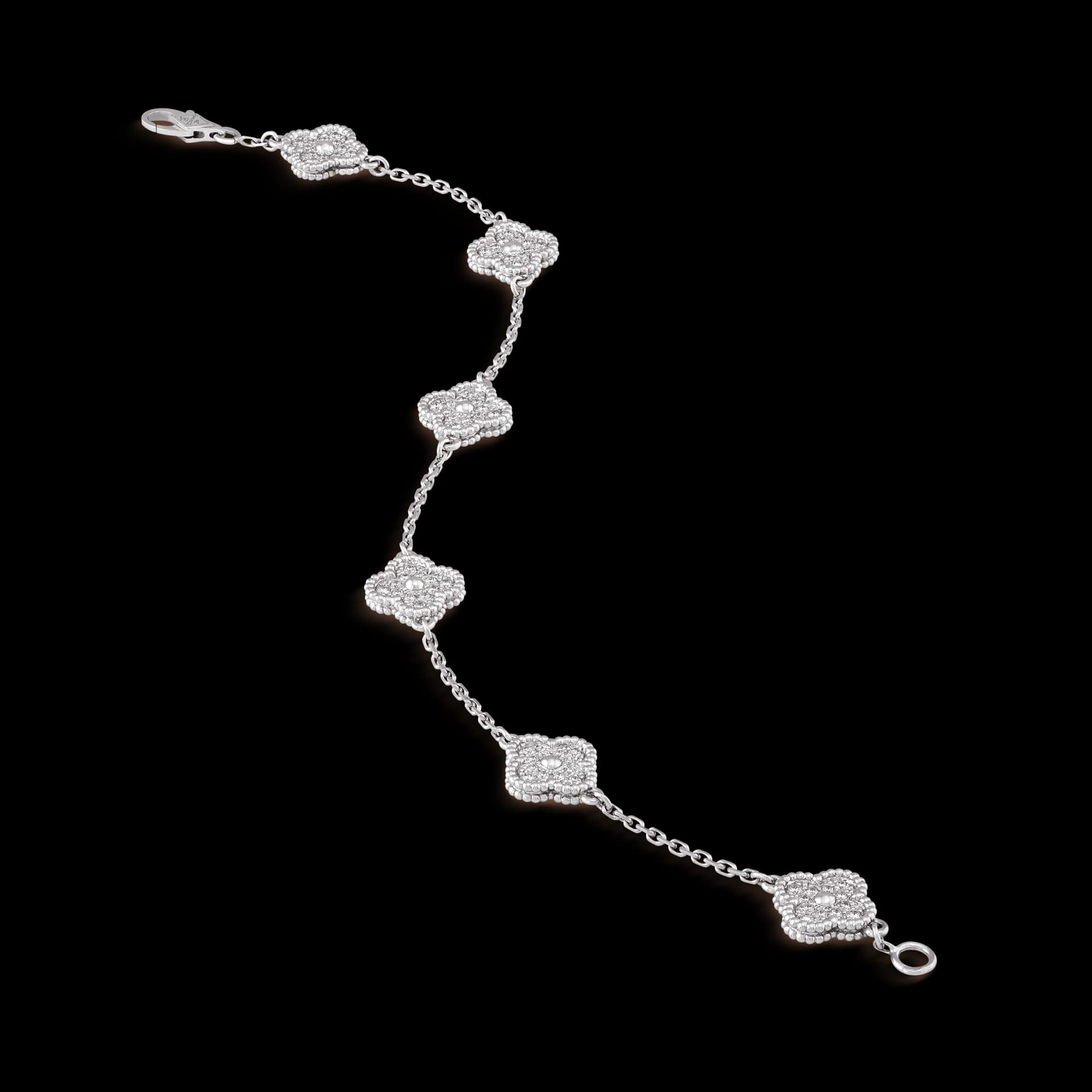 Frivole pendant, mini model 18K yellow gold, Diamond - Van Cleef & Arpels thumbnail 4