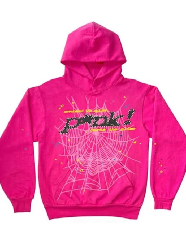 Pink Spider Hoodie - Image 1