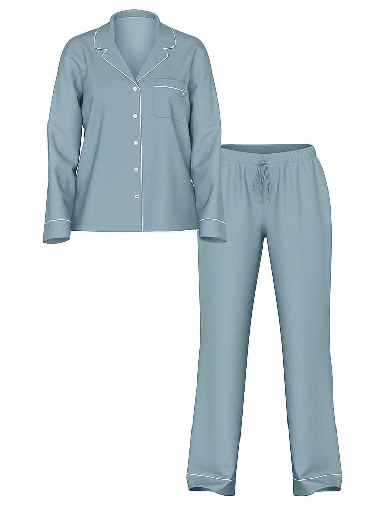 Modal Soft Long Pajama Set thumbnail 4