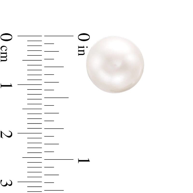 IMPERIAL® 7.0-7.5mm Freshwater Cultured Pearl Stud Earrings in 14K Gold thumbnail 6