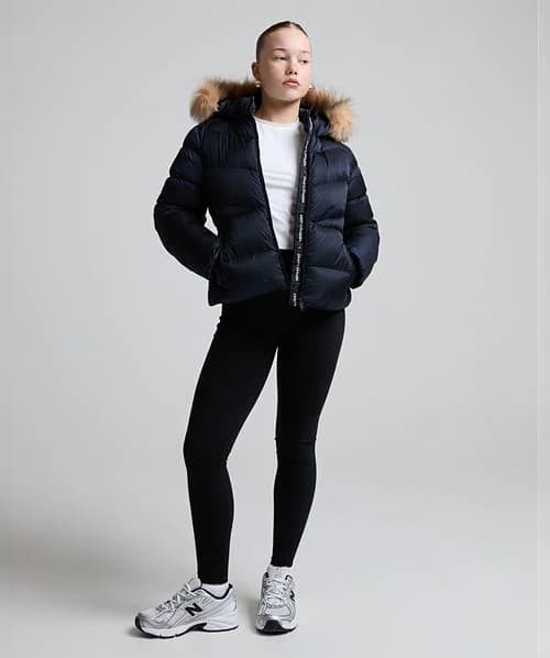 Girls Allessia Short Puffer Jacket thumbnail 7
