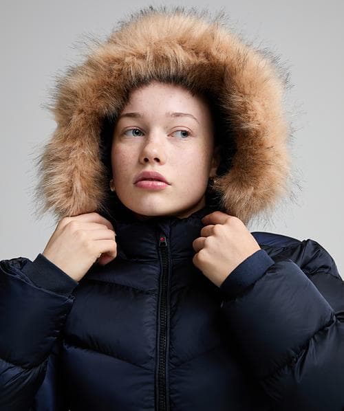Girls Allessia Short Puffer Jacket thumbnail 9