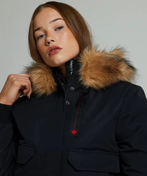 Girls Gabellia Hooded Bomber Jacket - Image 1