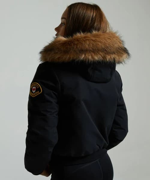 Girls Gabellia Hooded Bomber Jacket thumbnail 3