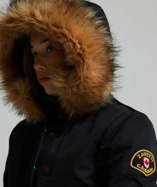 Girls Gabellia Hooded Bomber Jacket thumbnail 6