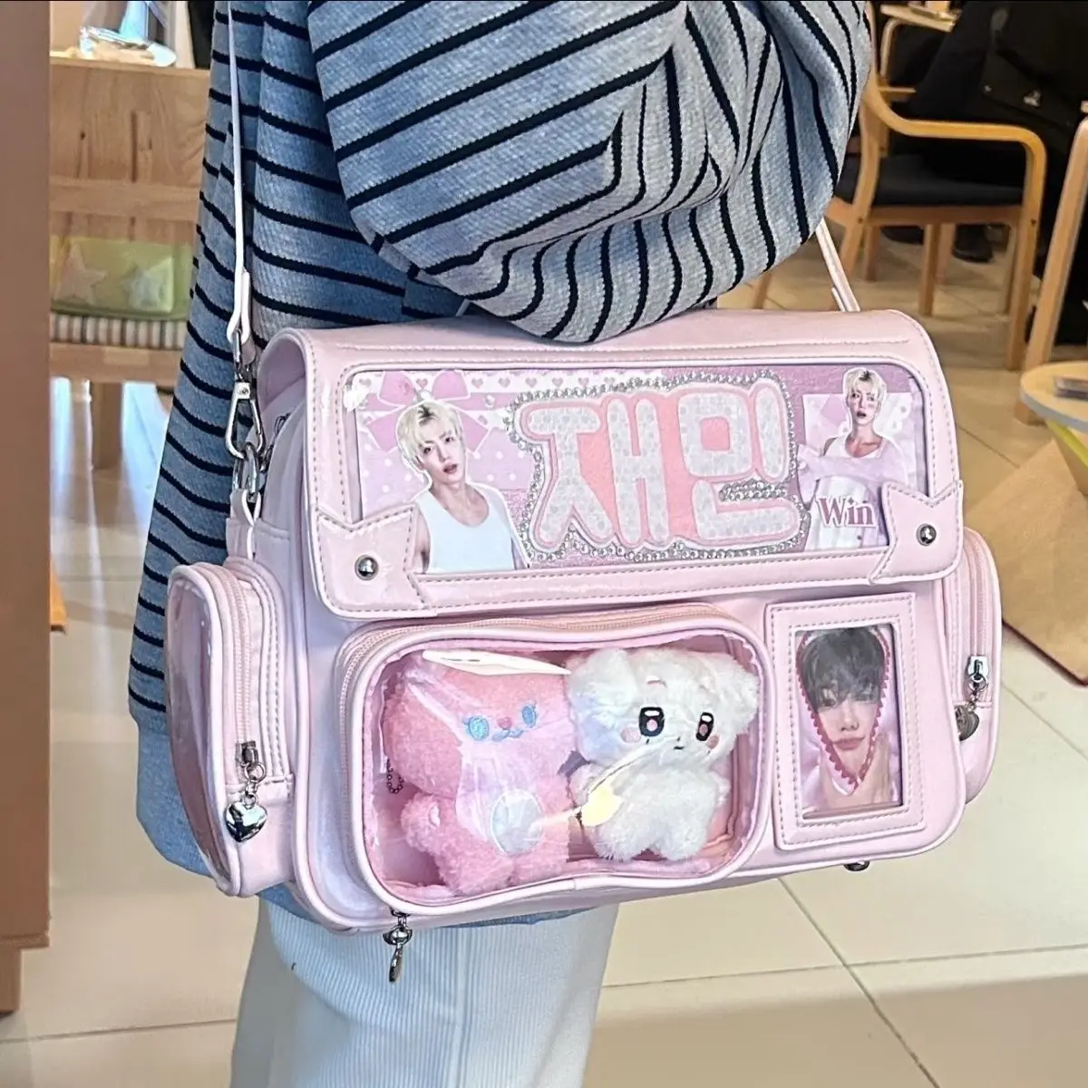 New Style of Girls Y2K Ulzzang Ita Bag Amusement Park Crossbody Bag Japanese Preppy Style Large Capacity Jk Uniform Shoulder Bag - AliExpress - Image 1