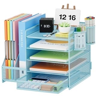 Desk Organizer with File Holder