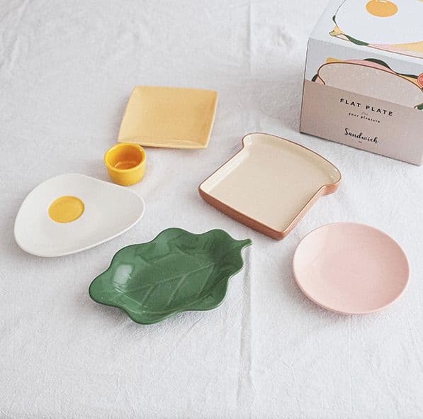 6pcs Sandwich Plate Set - Image 1