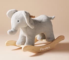 Elephant Critter Plush Nursery Rocker - Image 1