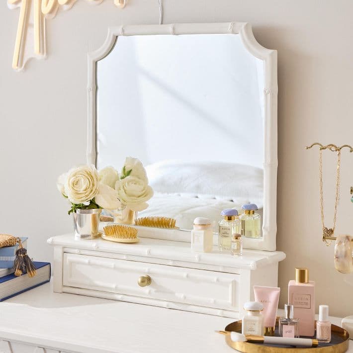 AERIN Vanity Storage Mirror (23"x26") - Image 1