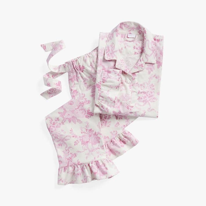 LoveShackFancy Flannel Pajama Set - Image 1