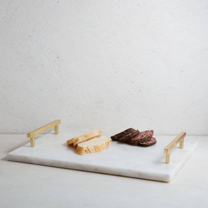 Marble & Brass Charcuterie Board