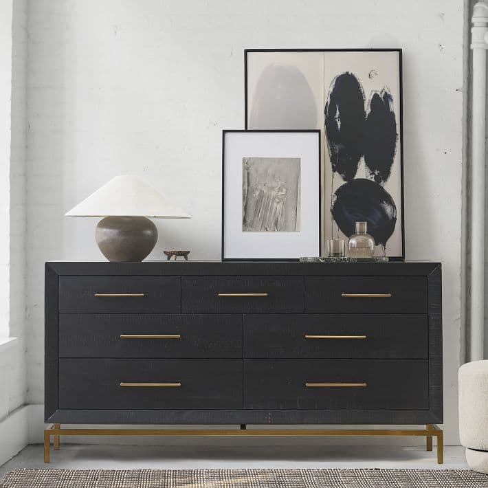 Alexa Burnished 7-Drawer Dresser (70") - Image 1