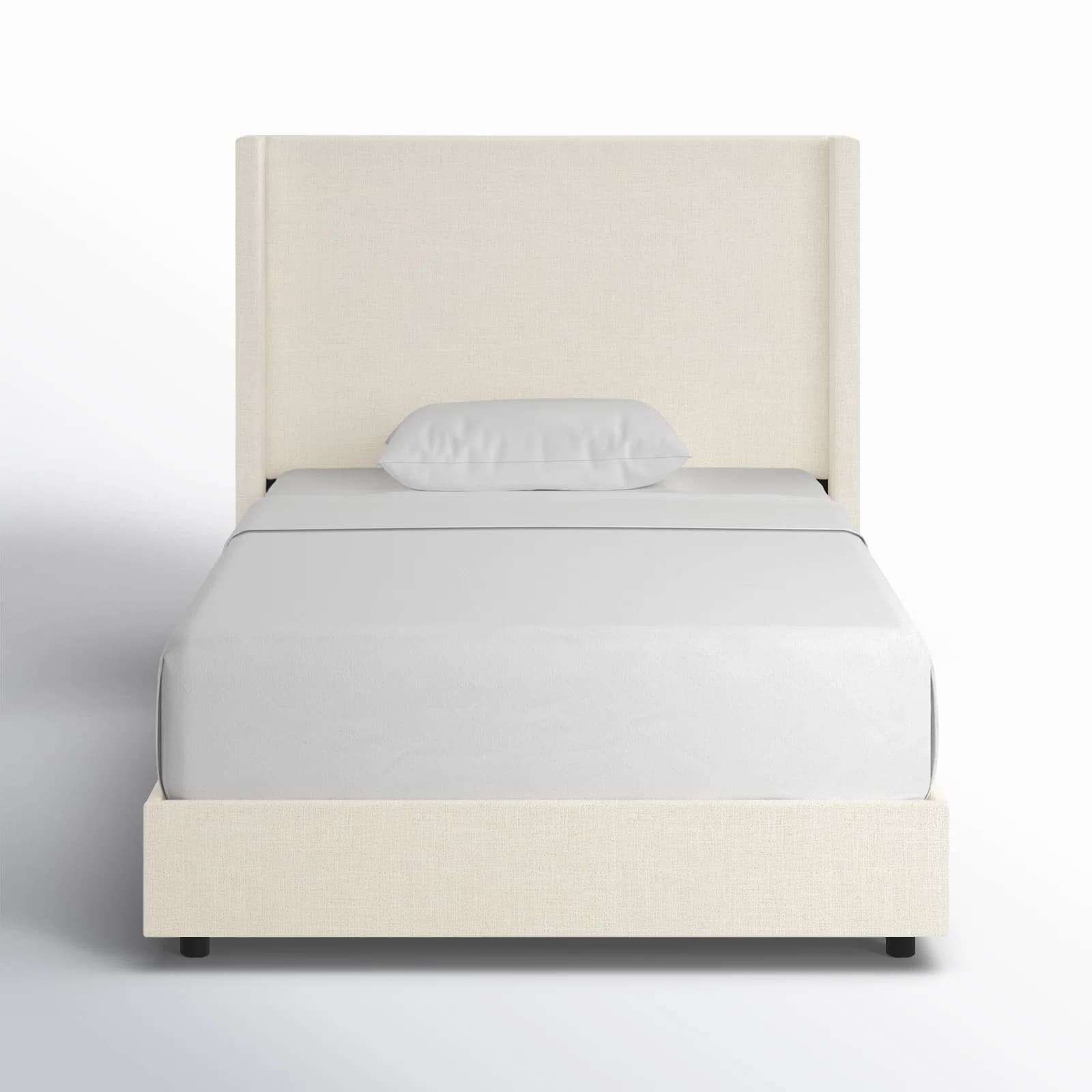 Hanson Upholstered Wingback Bed - Image 1