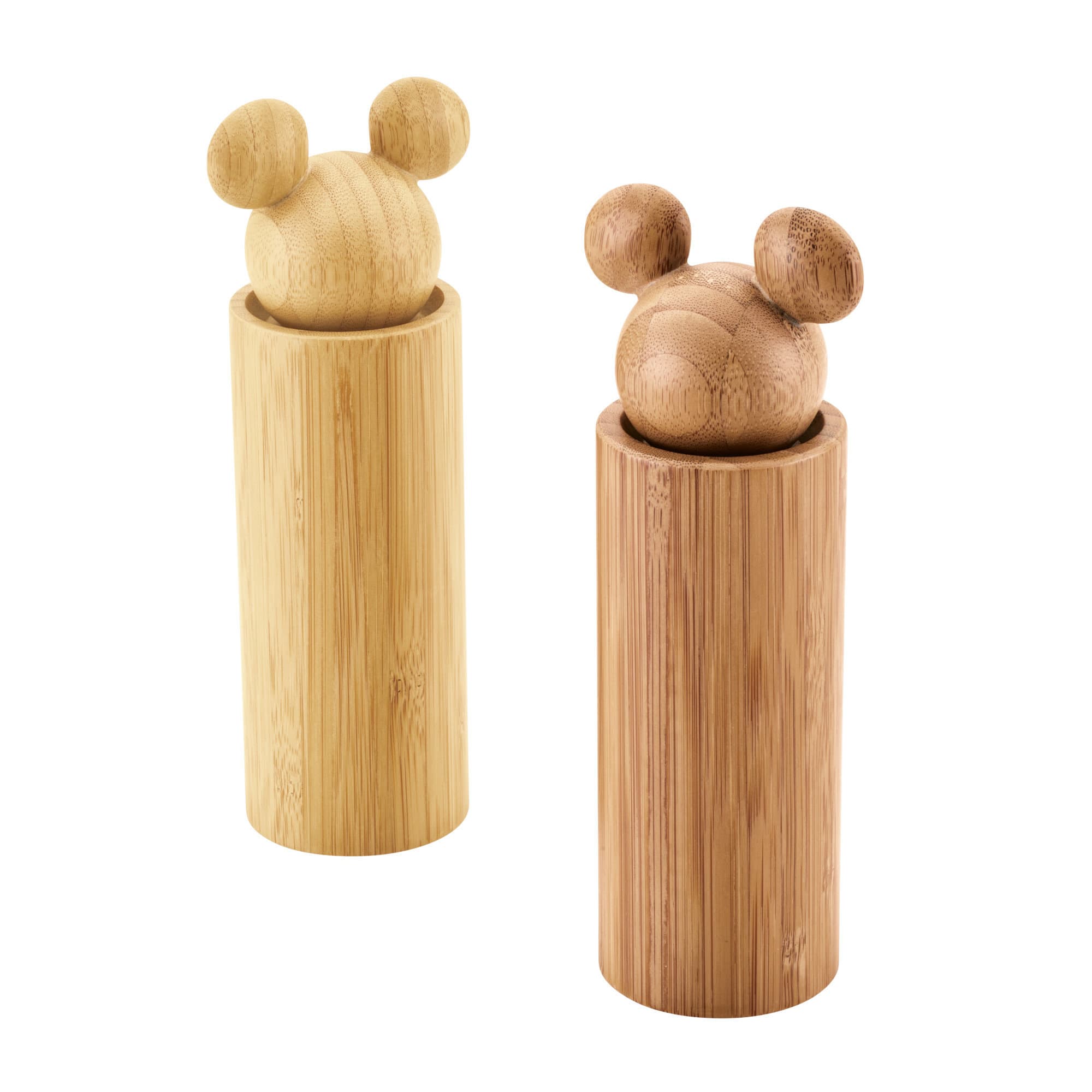Disney Home Monochrome Salt and Pepper Grinders, Bamboo - Image 1