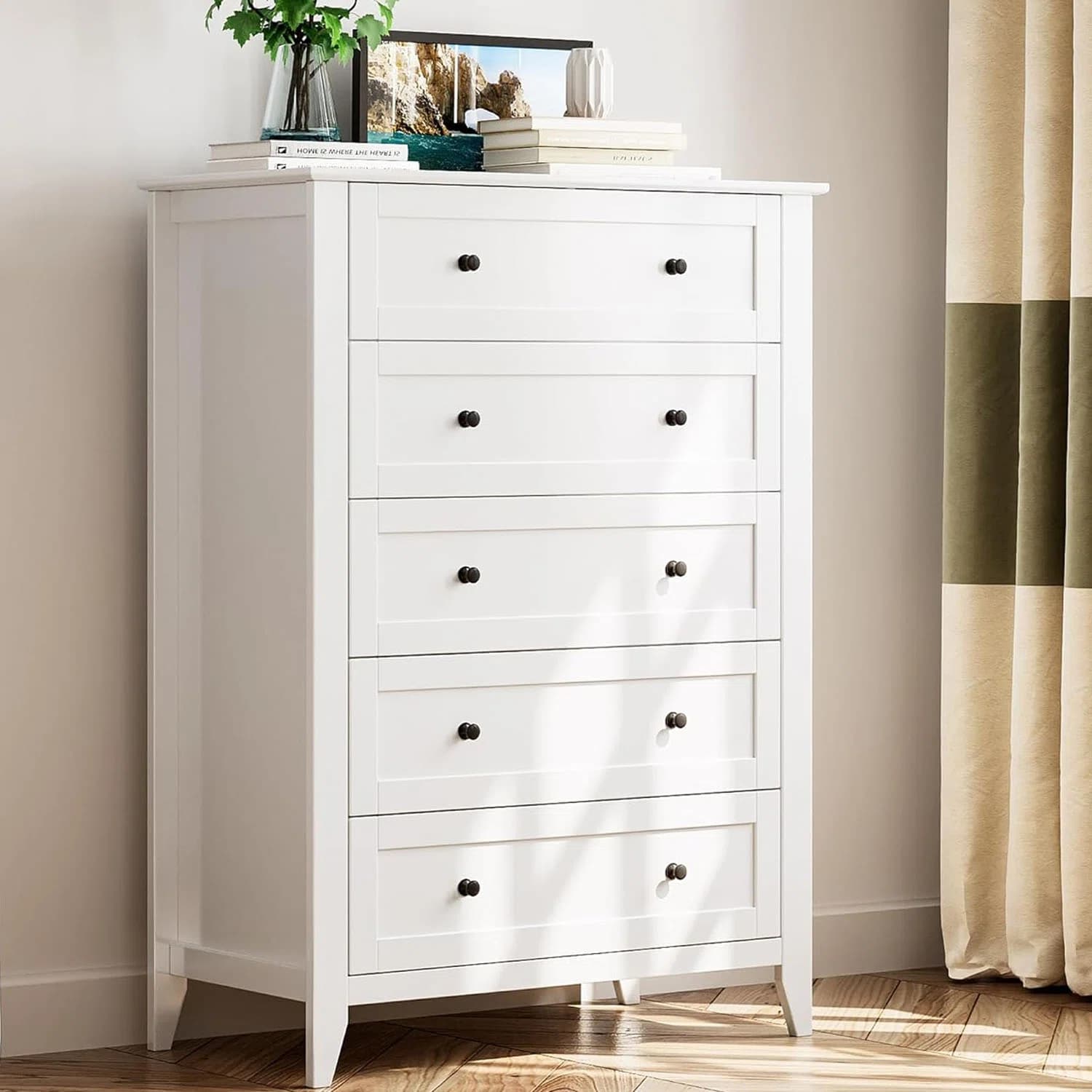 Winston Porter Chest Of 5 Drawers Dresser For Bedroom | Wayfair - Image 1