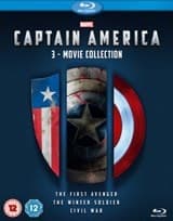Captain America: 3-movie Collection | Blu-ray Box Set | Free shipping over £20 | HMV Store - Image 1