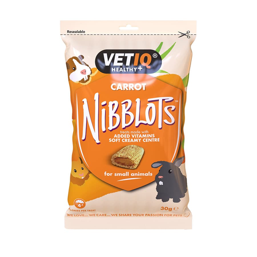 VetIQ Nibblots Small Animals Carrot Treats - Image 1