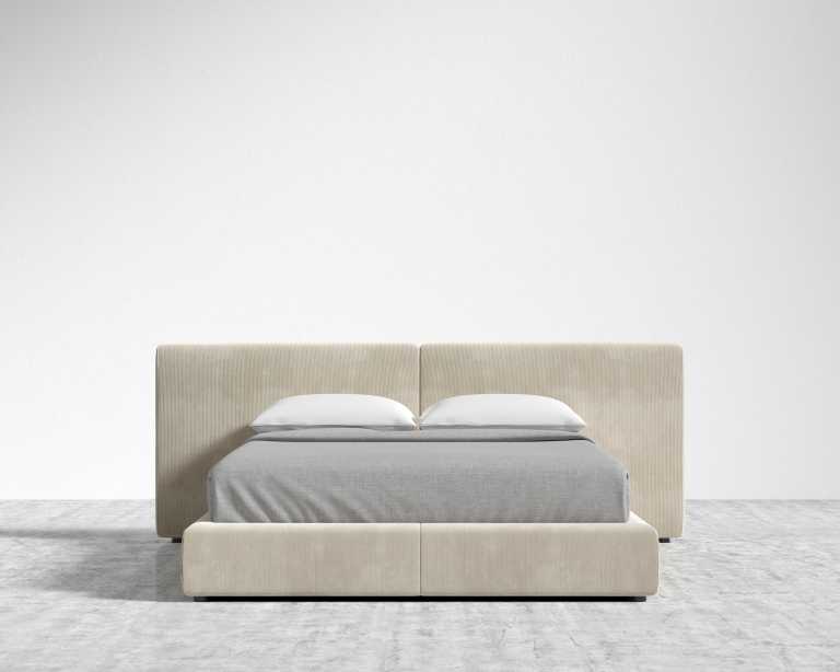 Kaye Slipcover Bed | Rove Concepts Rove Concepts Mid-Century Furniture - Image 1