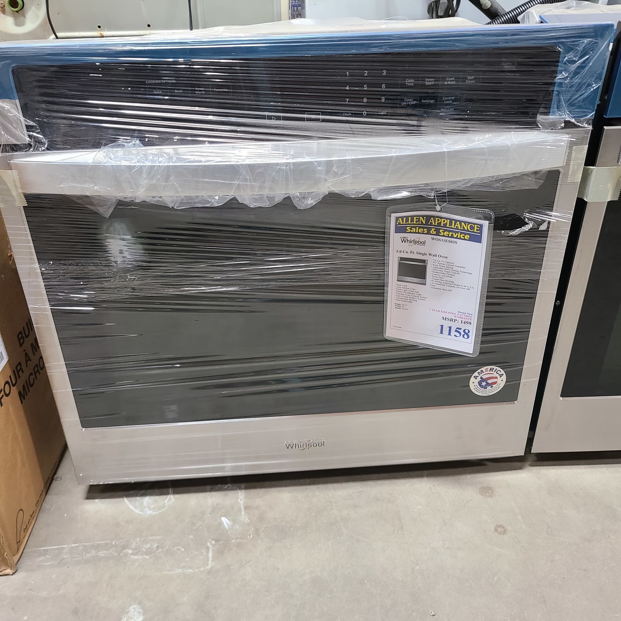 Whirlpool Single Wall Oven