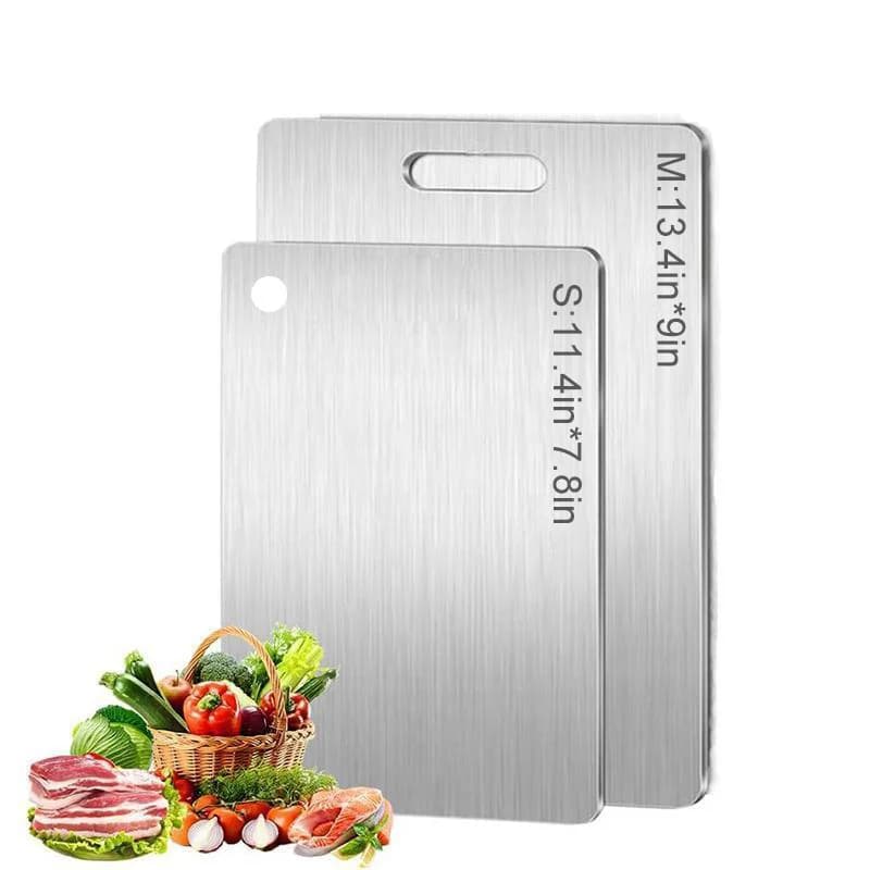 🔥Stainless Steel Double Sided Chopping Board - Image 1