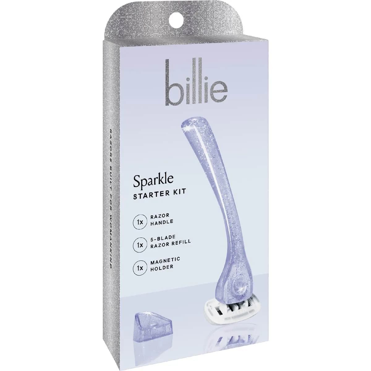 Billie Sparkle Razor Blade Starter Kit each - Image 1