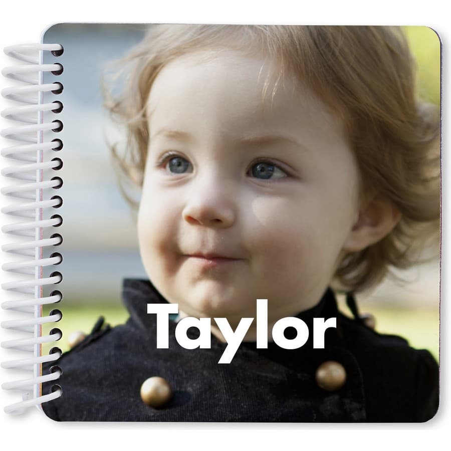 Personalized Name & Photo Board Book for Kids - Image 1