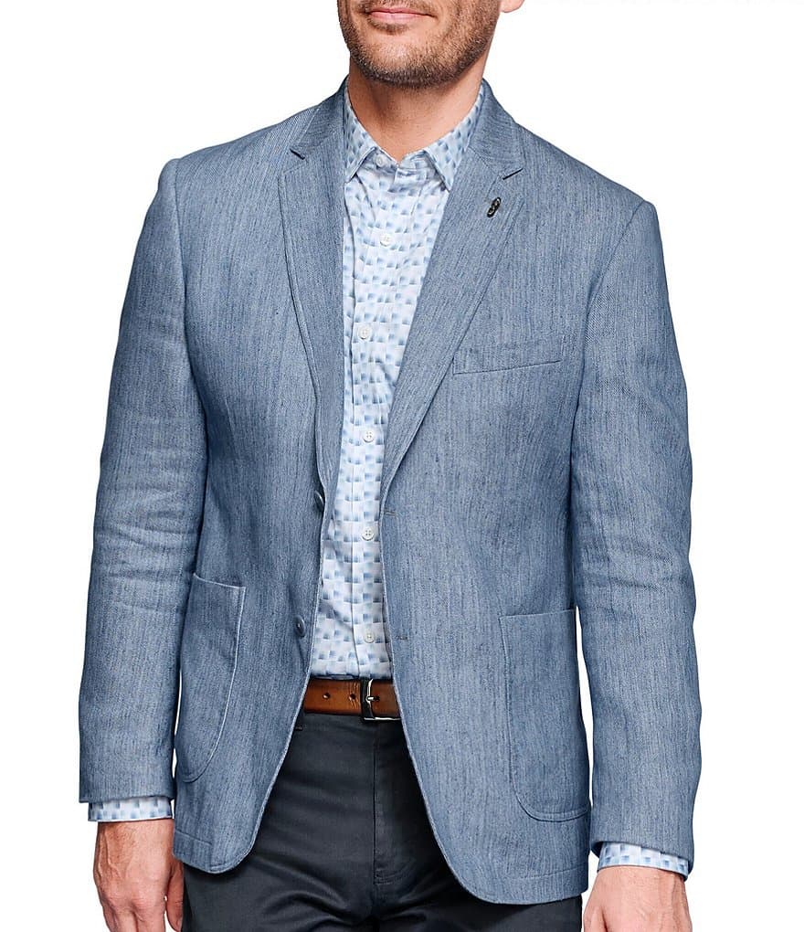 Johnston & Murphy Linen Blazer