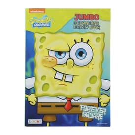 spongebob squarepants jumbo coloring & activity book - Image 1