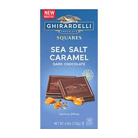 Ghirardelli Chocolate® Sea Salt Caramel Dark Chocolate Squares 4.8oz - Image 1