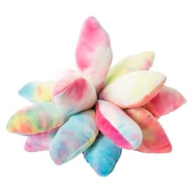 Multicolor Succulent Plush Pillow 13.5in x 13.5in - Image 1