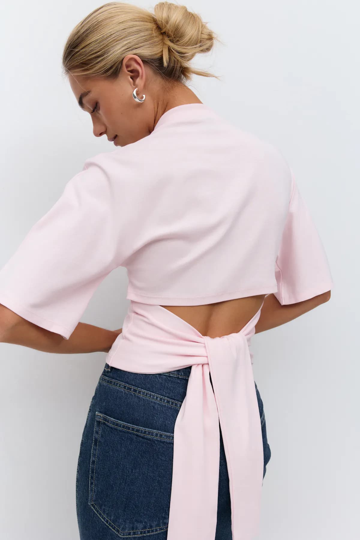 Tie back tee - Image 1