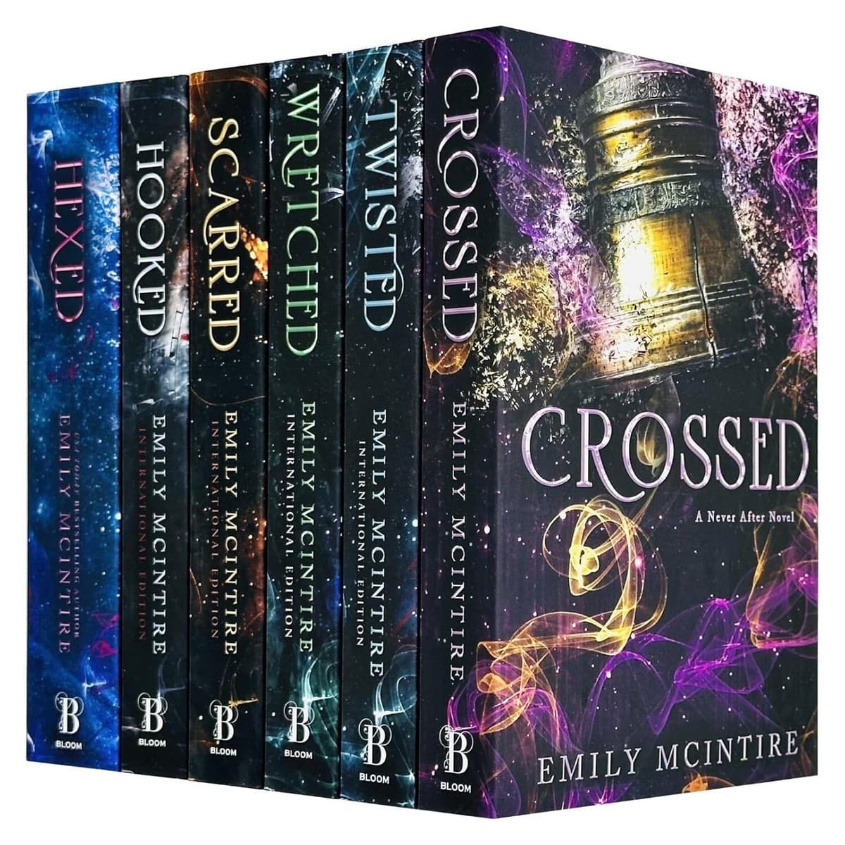 Never After Series Collection 6 Books Set by Emily McIntire Hexed,Scarred,Hooked - Image 1