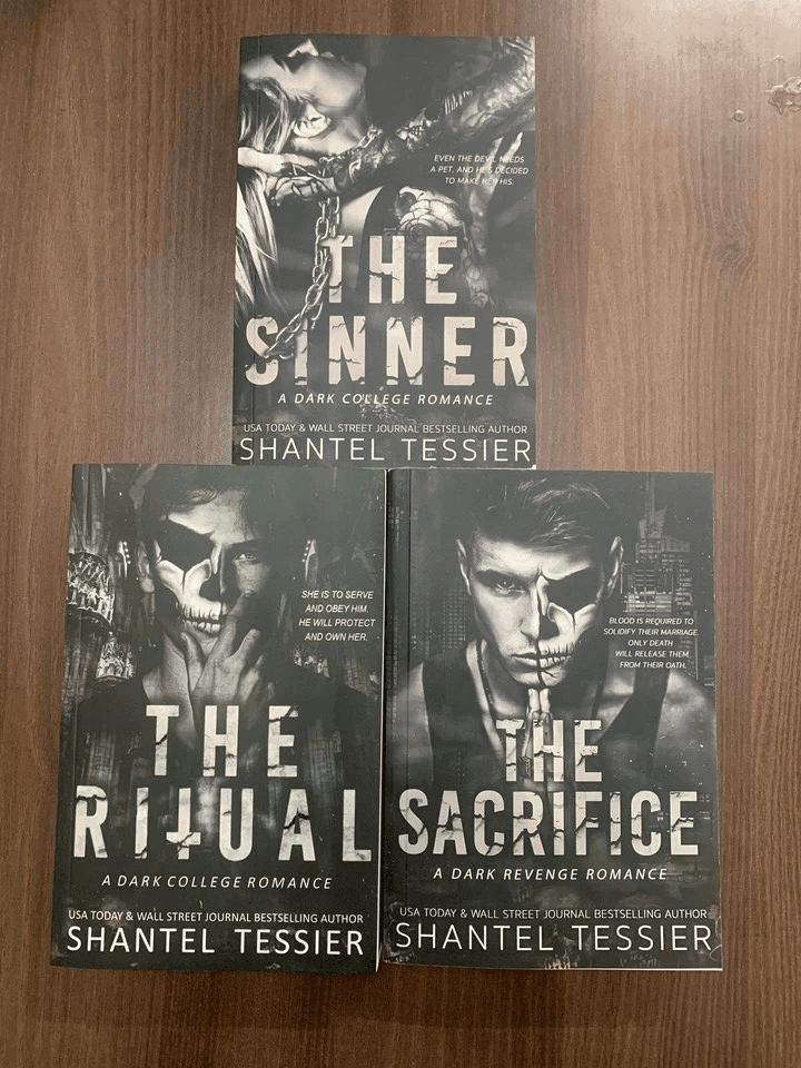 The Ritual, The Sinner, The Sacrifice 3 Book set By Shantel Tessier (Paperback) - Image 1