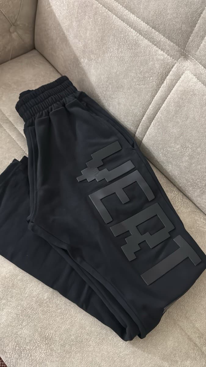 Vertabrae Sweatpants Black Size Medium - Image 1