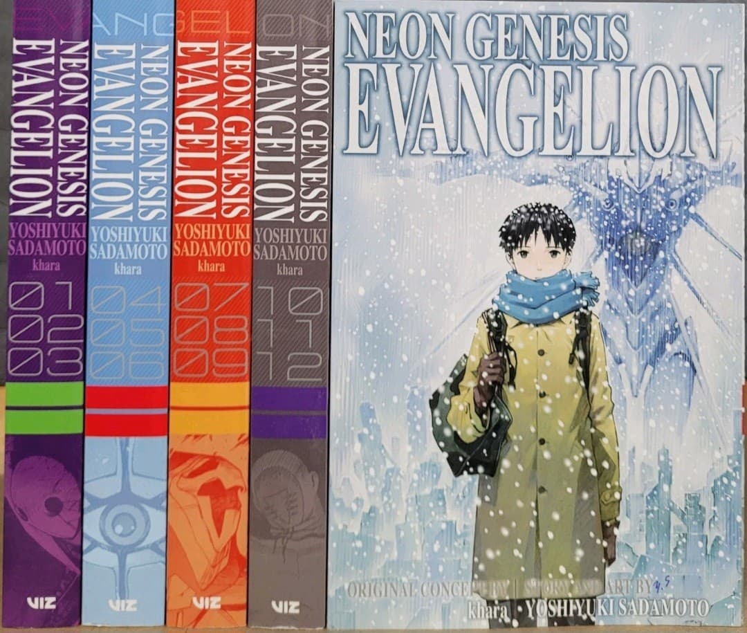 Neon Genesis Evangelion Manga Omnibus (3-in-1) Volumes 1-15 Complete Set NEW - Image 1