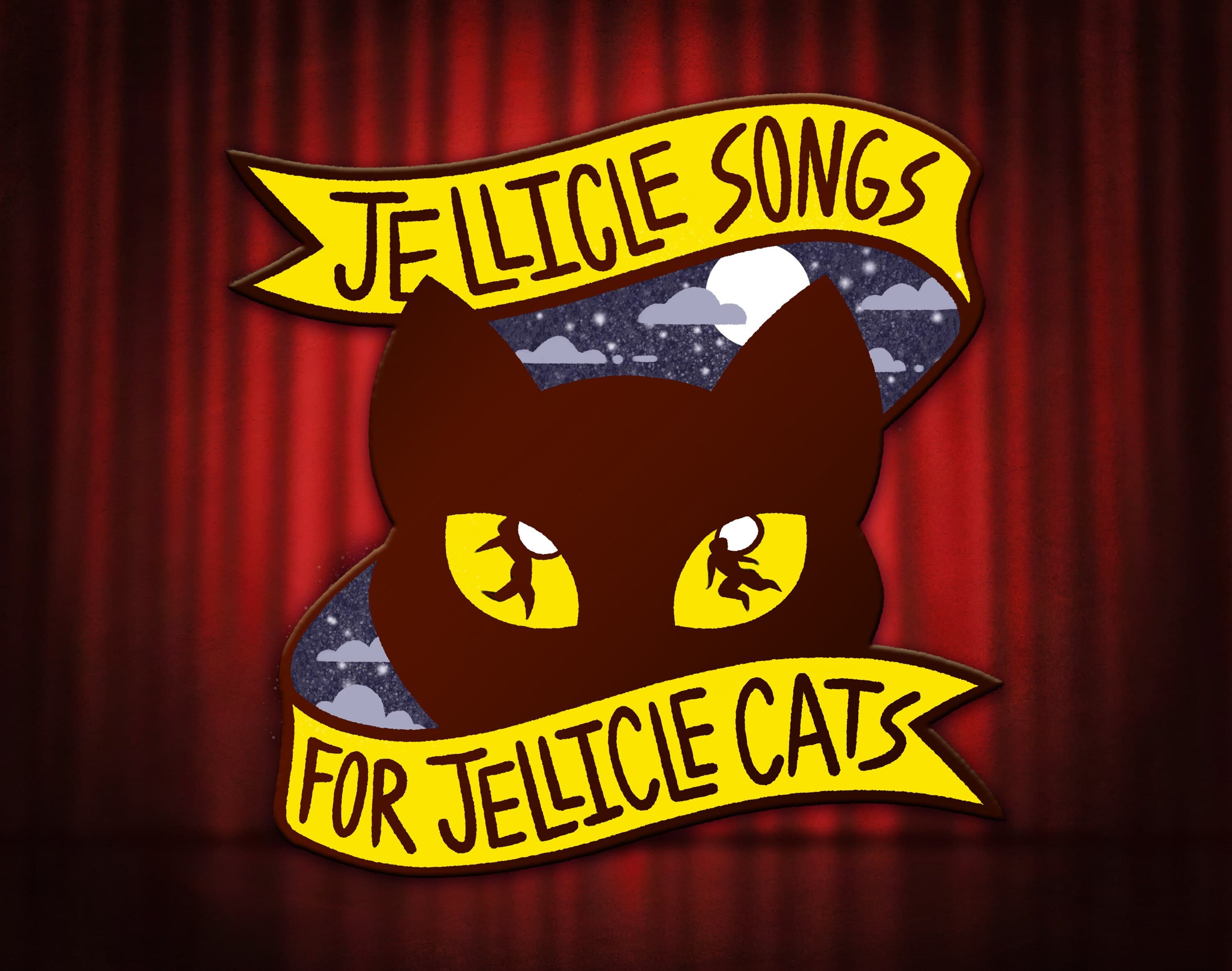 Cats Musical Enamel Pin - Image 1
