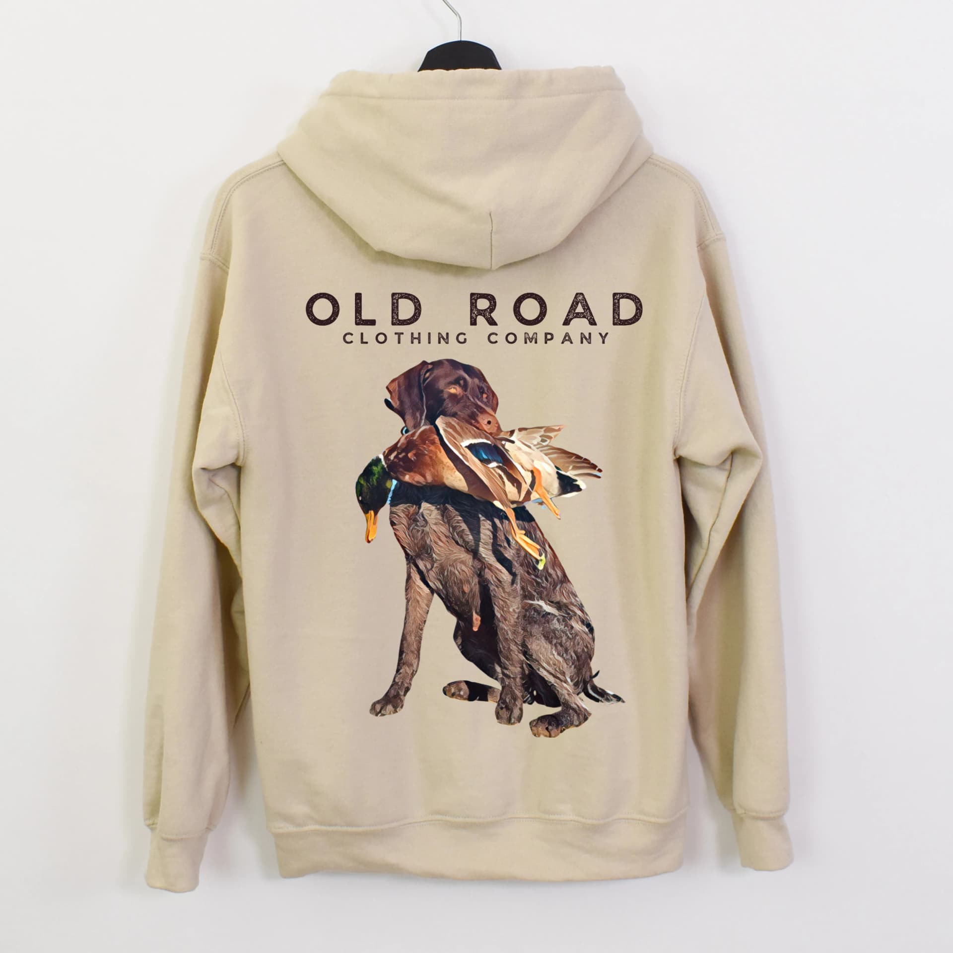 GWP Hoodie | German Wirehaired Pointer | Mens Bird Hunting Hoodie | Hunting Dog Hoodie | Bird Hunting Shirt | Duck Hunting Hoodie - Image 1