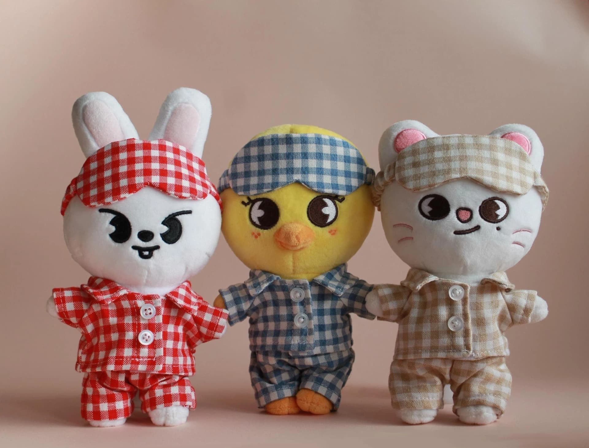 Pajama set for Skzoo, Stray kids plushies clothes, Skzoo clothes, skzoo wear, skzoo outfit - Image 1
