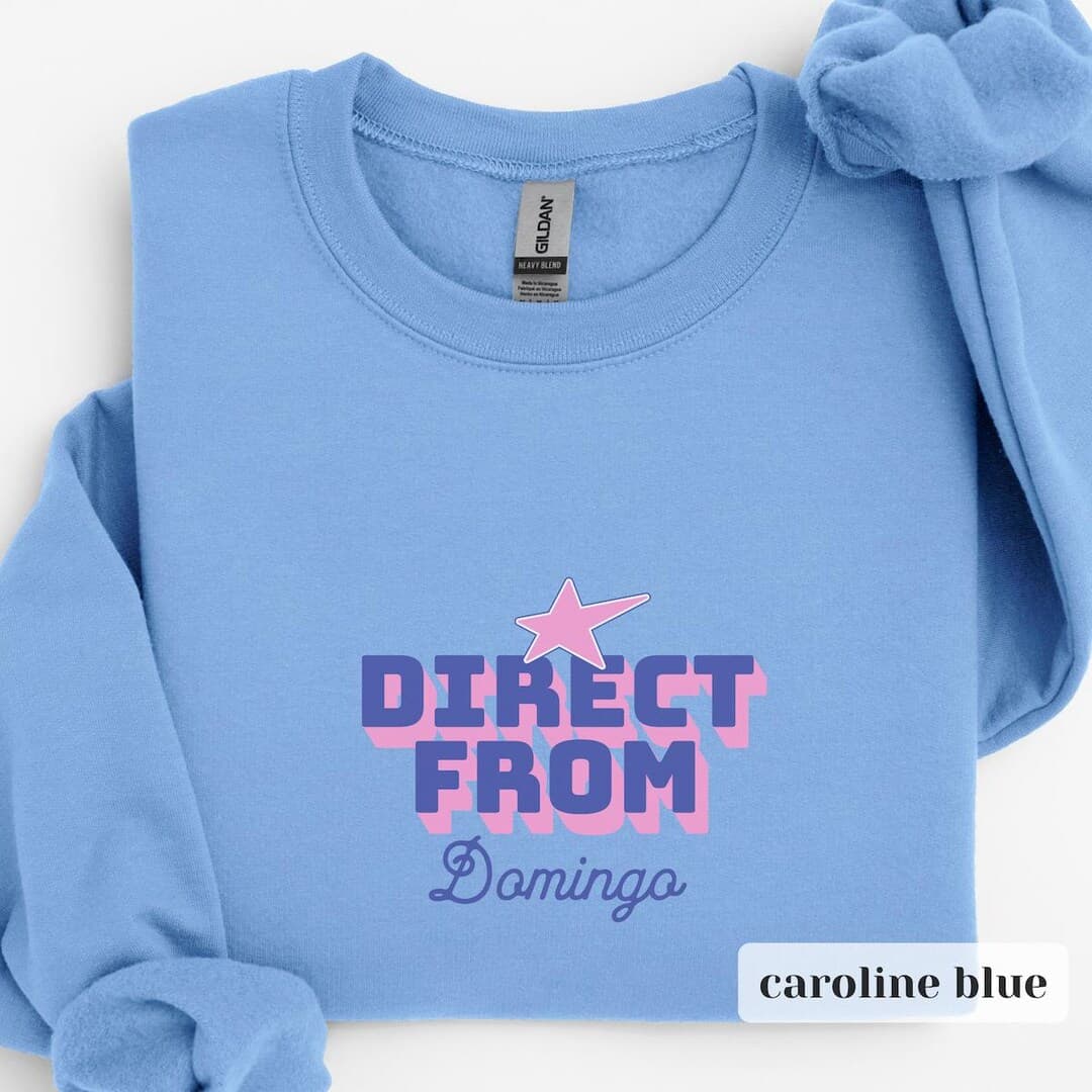 Direct From Domingo SNL Sweatshirt, Funny Domingo SNL Gift, Funny Domingo Gift Oversized Graphic Pop Culture Pullover - Etsy - Image 1