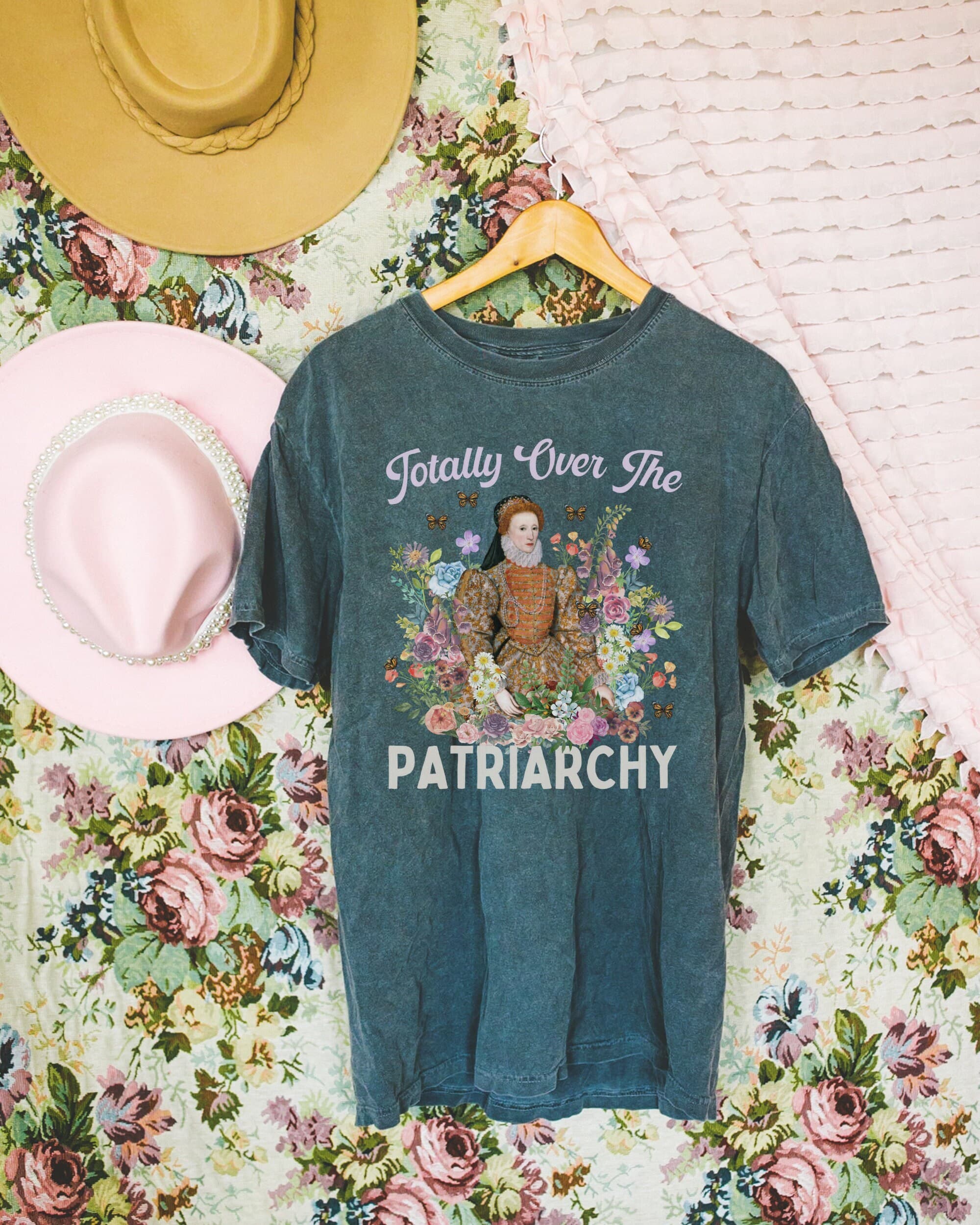 Funny Queen Elizabeth Shirt for History Lover or Professor | Funny 16th Century English History Tee for Teacher, Historical Women's Rights T - Image 1