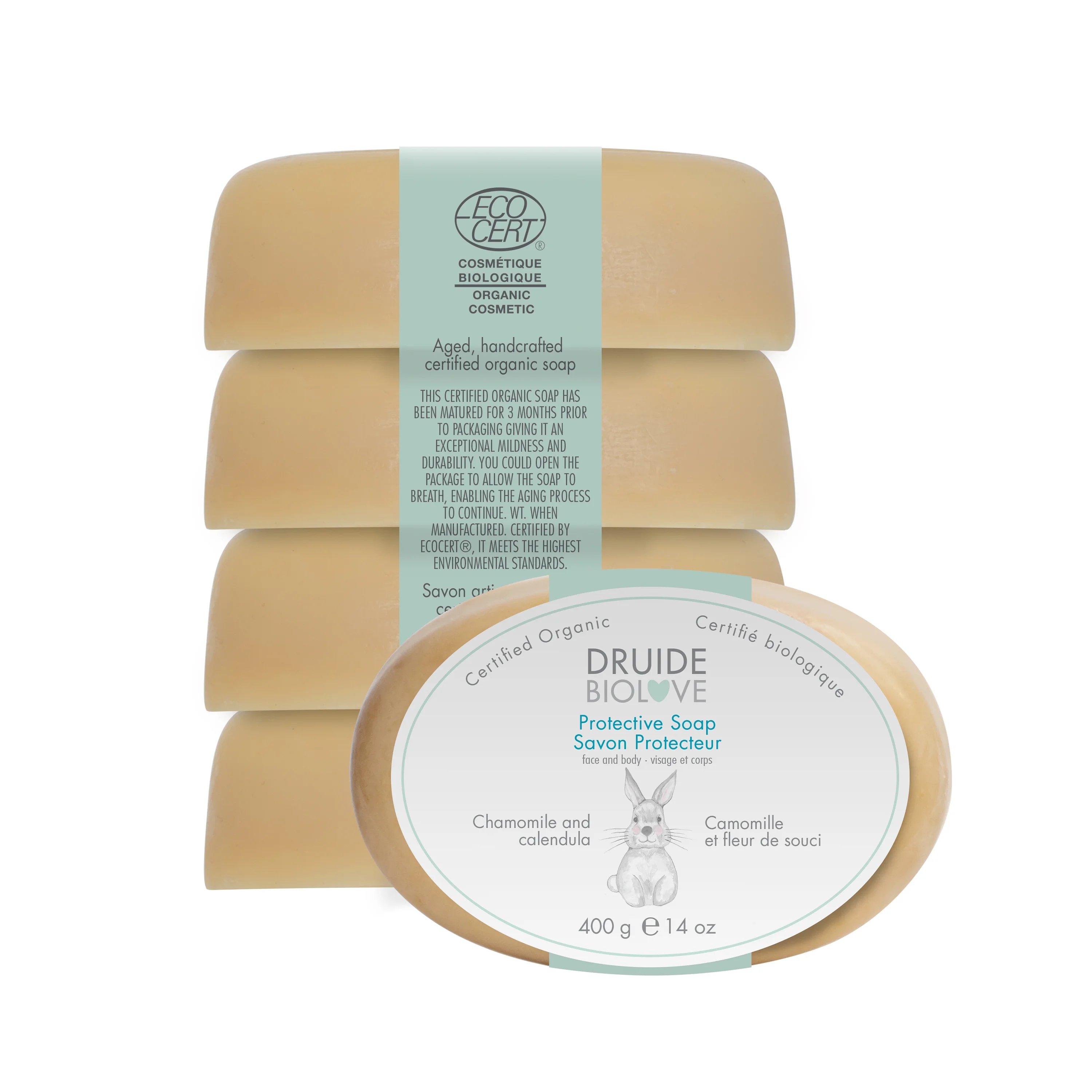 Savon Protecteur Bio pour Bébé (Paquet Économique de 4) - Image 1