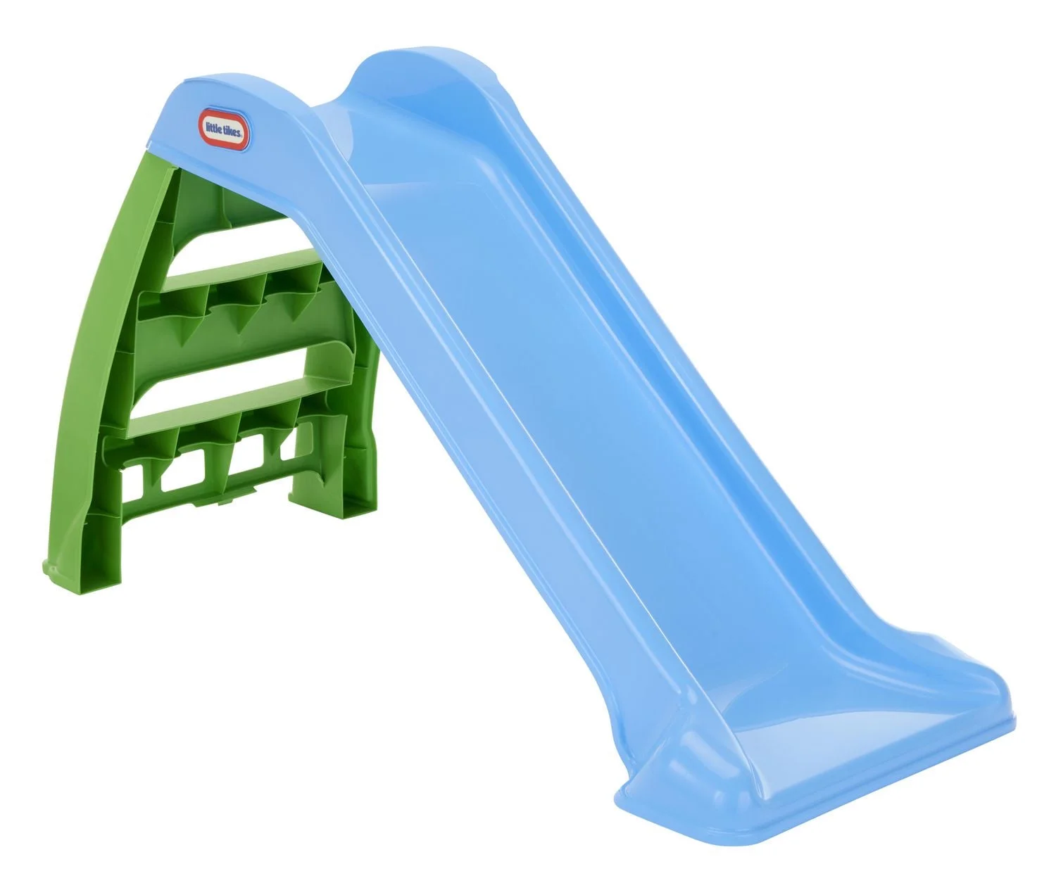 Little Tikes First Slide – Blue/Green, Folds and unfolds in seconds - Image 1